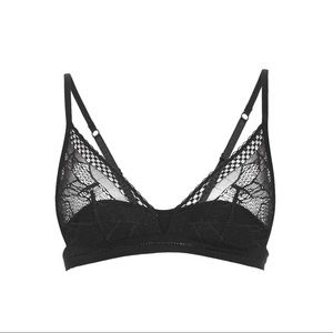 La Perla Myrta Lace Triangle Bralette, 32B, NWT